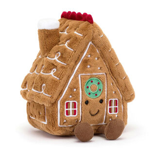 Jellycat Knuffel - Amuseable Gingerbread House