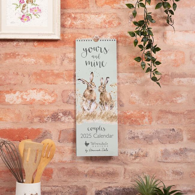 Wrendale Kalender Slim 2025 - Yours and Mine