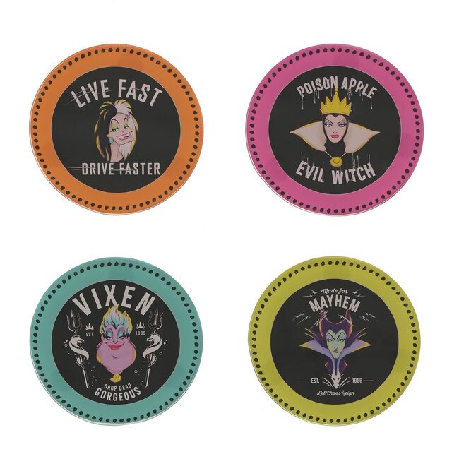 Disney Home Disney Villains - Set 4 Onderleggers