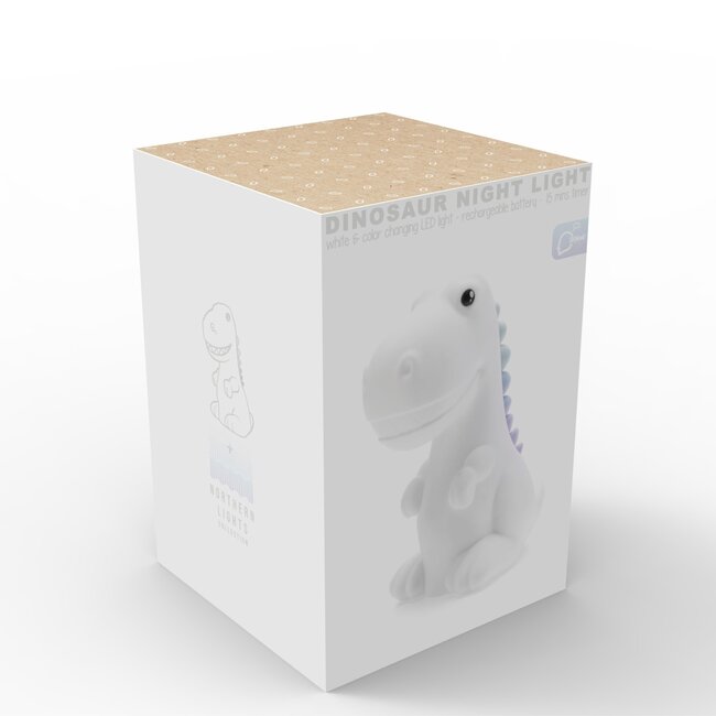 Dhink Nachtlampje - Dino - Gradient Pastel