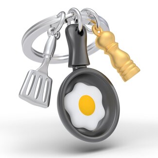 Metalmorphose Sleutelhanger - Breakfast Lover