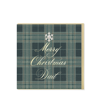 Hearts Design Wenskaart - Merry Christmas Dad
