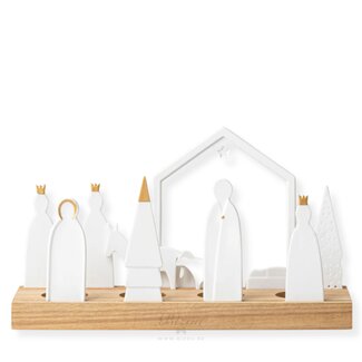 Räder Theelichthouder - Kerststal