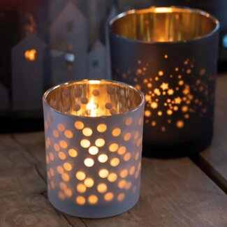 Räder Theelichthouder - Glossy Dots Small