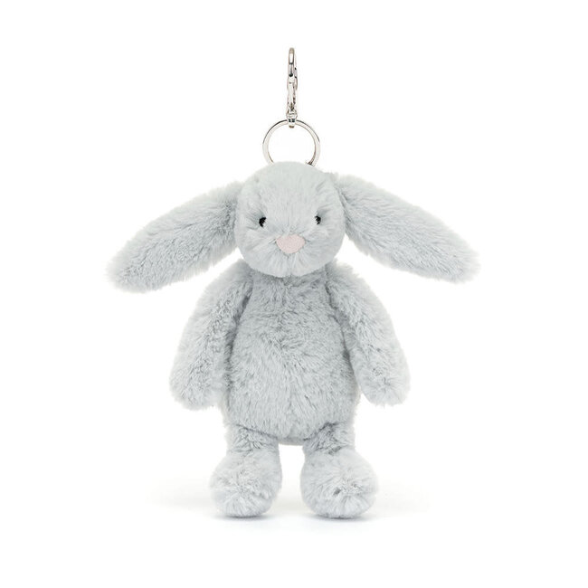 Jellycat Bag Charm - Bashful Silver Bunny