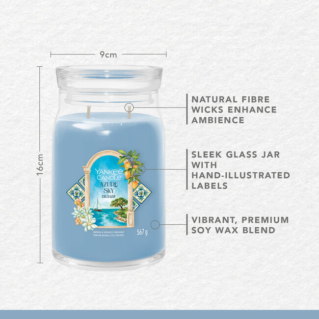 Yankee Candle Azure Sky - Signature Large Jar