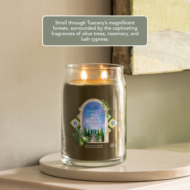 Yankee Candle Olive & Cypress Garden - Signature Large Jar