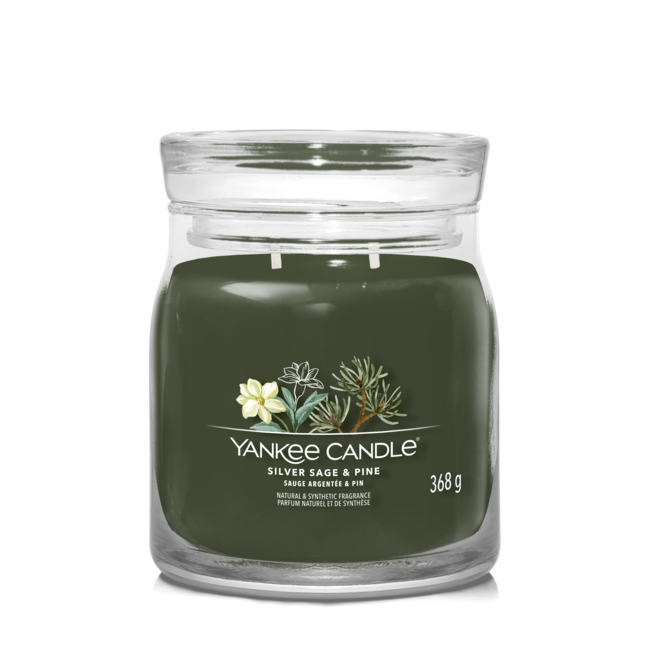 Yankee Candle Silver Sage & Pine  - Signature Medium Jar