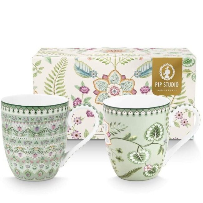 Lily & Lotus - Set Mokken 450ml - Green