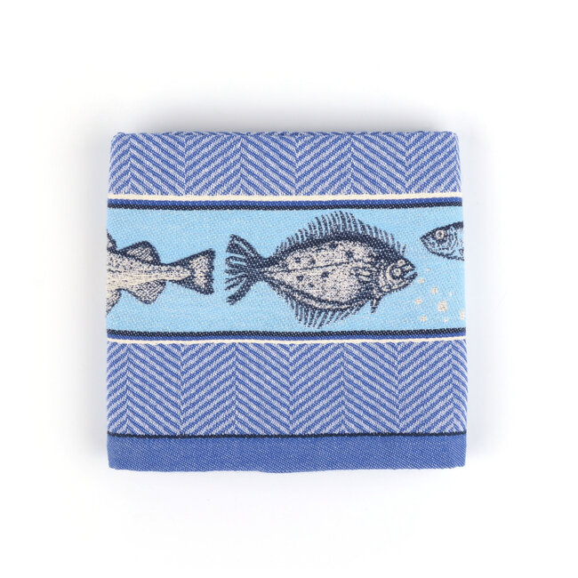 Bunzlau Castle Blue Fish - Set 2 Keukenhanddoeken