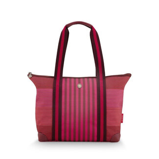 Tote Bag - Tilda Stripe Red - Medium