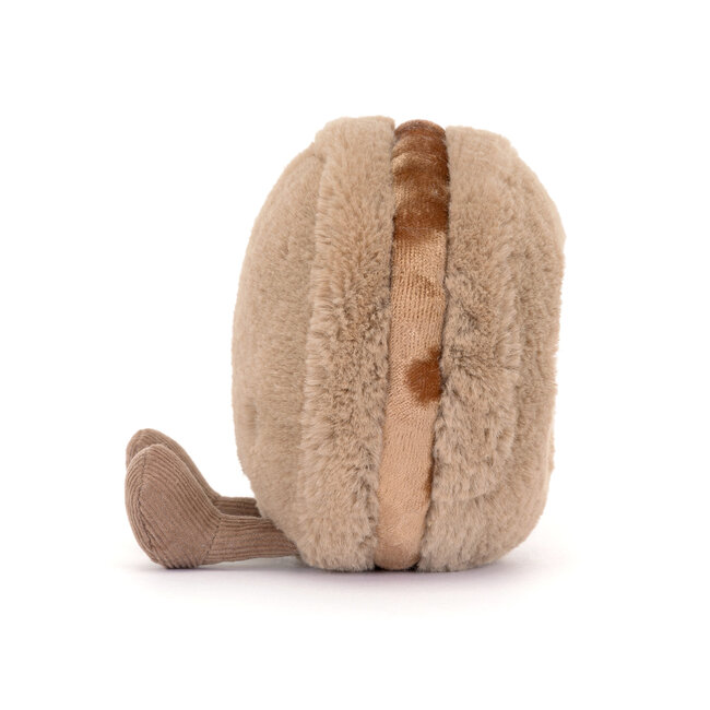 Jellycat Knuffel - Amuseable - Mona Macaron (Chocolate)