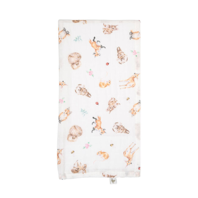 Wrendale Mousseline doek - Little Forest
