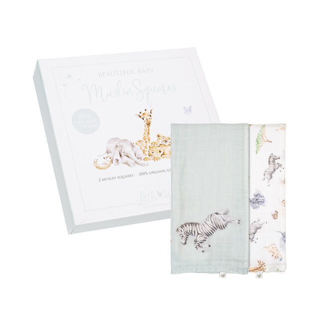 Wrendale Mousseline doek - Little Savannah