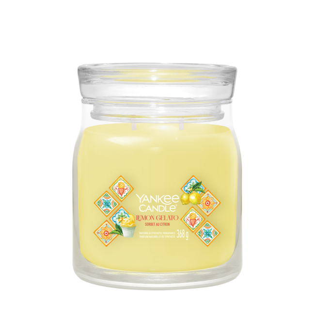 Yankee Candle Frozen Lemon Gelato - Signature Medium Jar