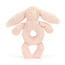 Jellycat Bashful Blush Bunny - Ring Rattle