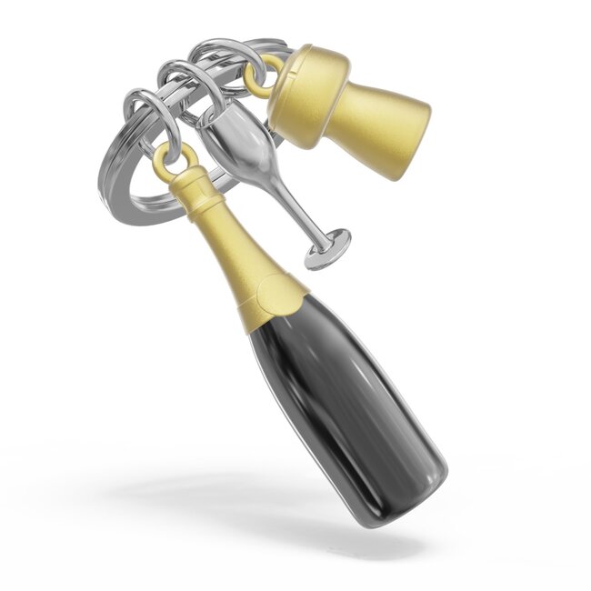Metalmorphose Sleutelhanger - Champagne