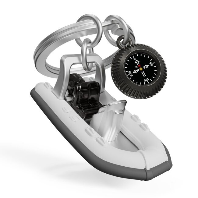 Metalmorphose Sleutelhanger - Rubbet Motorboat