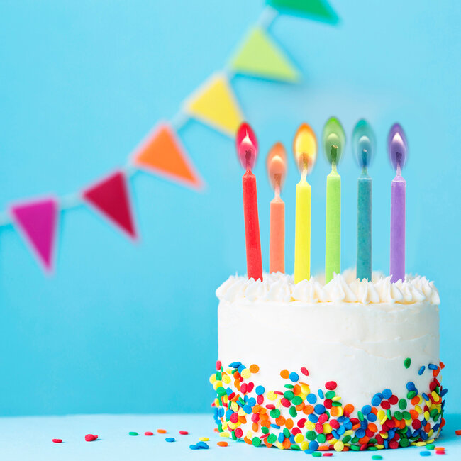 Legami Party Candles - Gekleurde Vlam