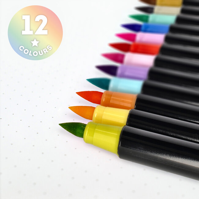 Legami Brush Markers - Pastel Colours