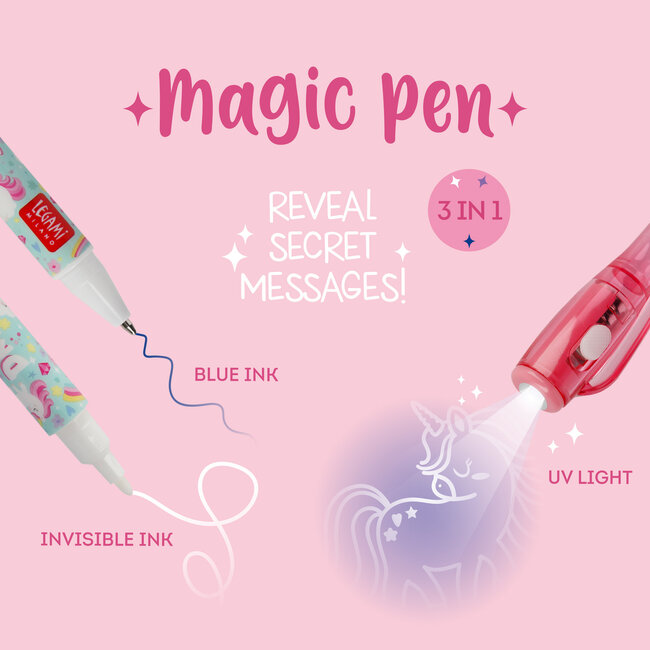 Legami Magic Pen - Invisible Ink - Unicorn