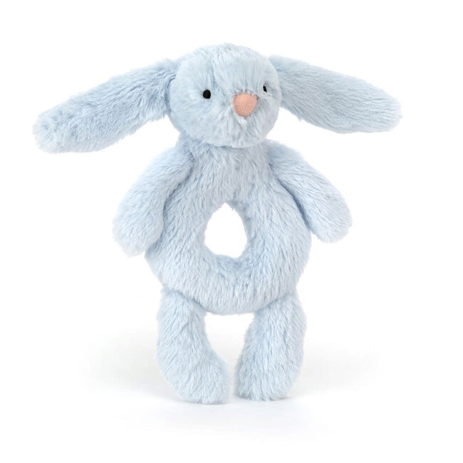 Jellycat Bashful Blue Bunny - Ring Rattle
