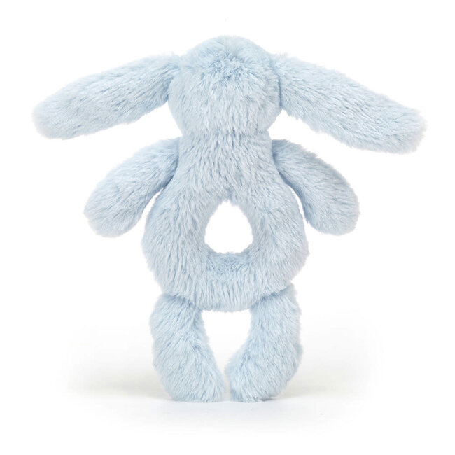 Jellycat Bashful Blue Bunny - Ring Rattle