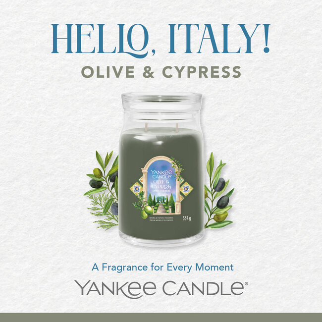 Yankee Candle Olive & Cypress Garden - Signature Large Jar