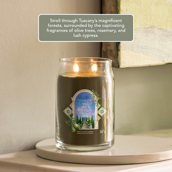 Yankee Candle Olive & Cypress Garden - Signature Large Jar