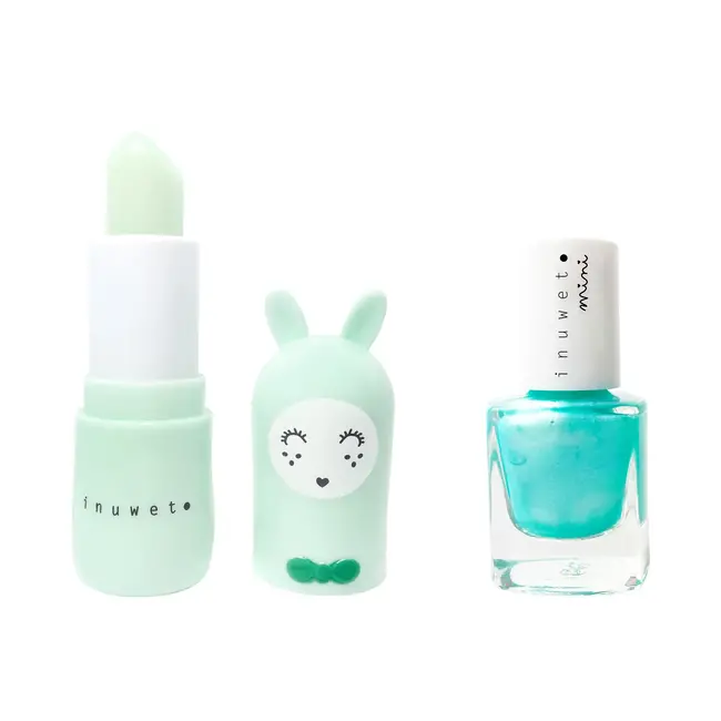 Inuwet Giftset Lippenbalsem & Nagellak - Apple