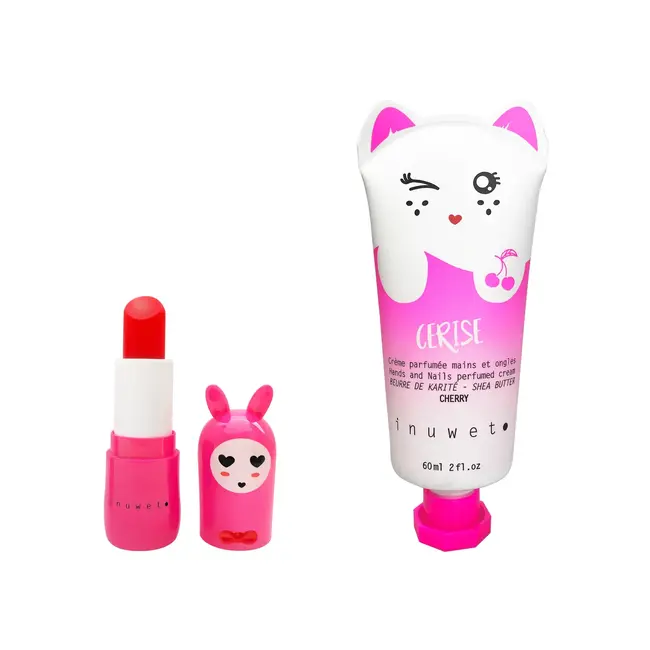 Inuwet Giftset Lippenbalsem & Handcreme - Cherry