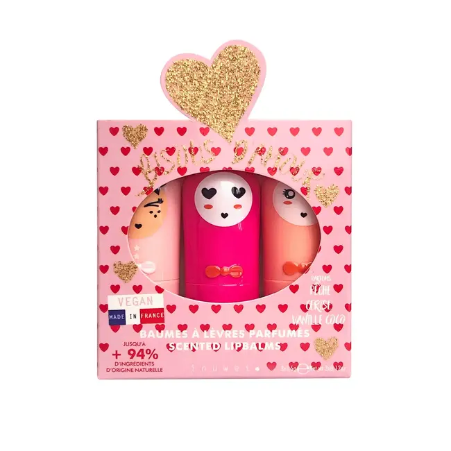 Inuwet Trio Lippenbalsem - Bisous d'Amour