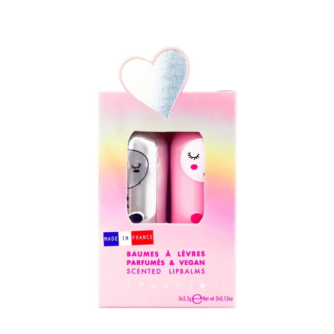 Inuwet Duo Lippenbalsem - Cloé - Coconut & Strawberry