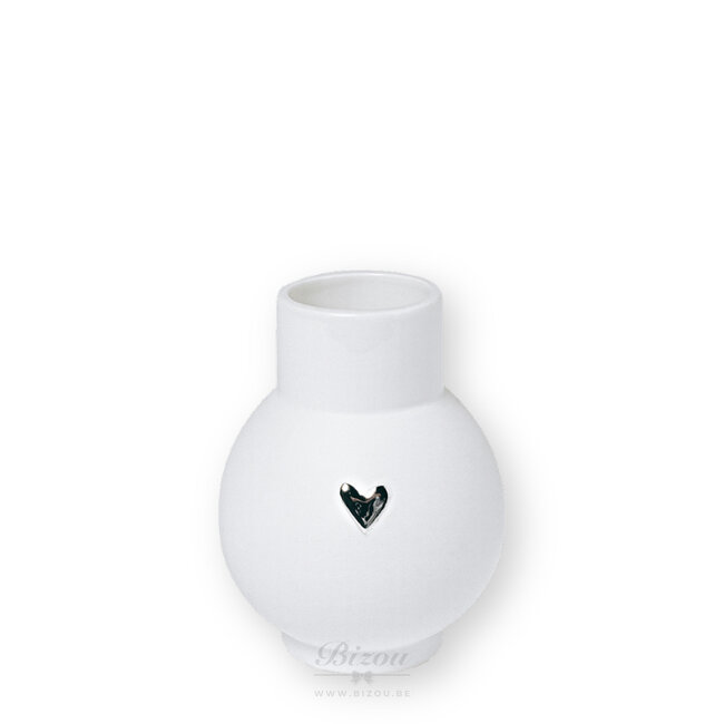 Räder Vaas Mini - Silver Heart