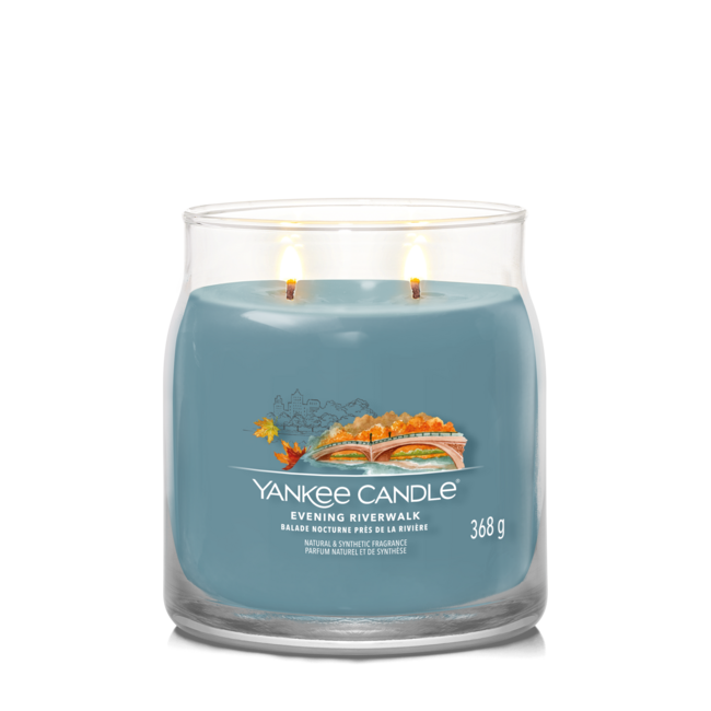Yankee Candle Evening Riverwalk - Signature Medium Jar