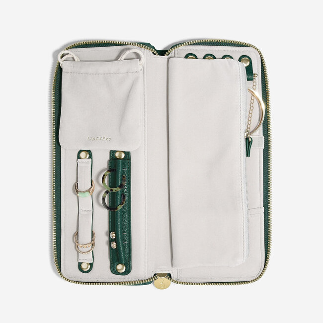 Stackers Forest Green  - Jewellery Roll