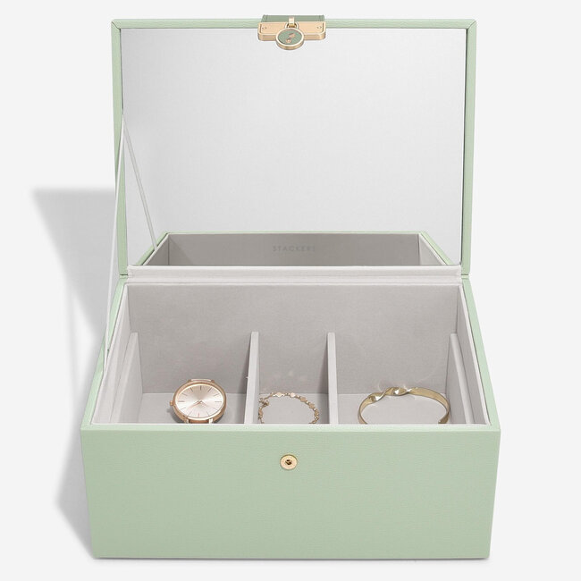 Stackers Sage Green - Two Tone Juwelenbox