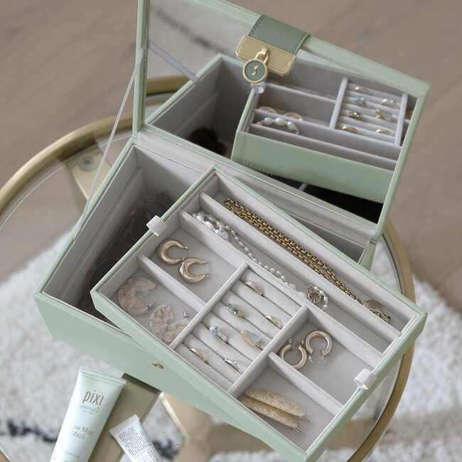 Stackers Sage Green - Two Tone Juwelenbox