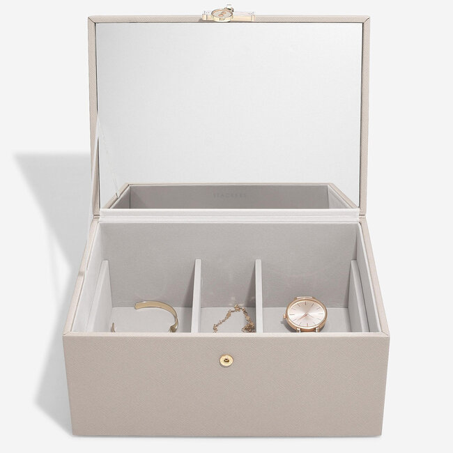 Stackers Taupe - Two Tone Juwelenbox