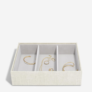 Stackers Linen & Oatmeal - Classic - 3 section Hoog
