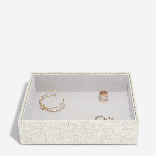 Stackers Linen & Oatmeal - Classic - Open Hoog