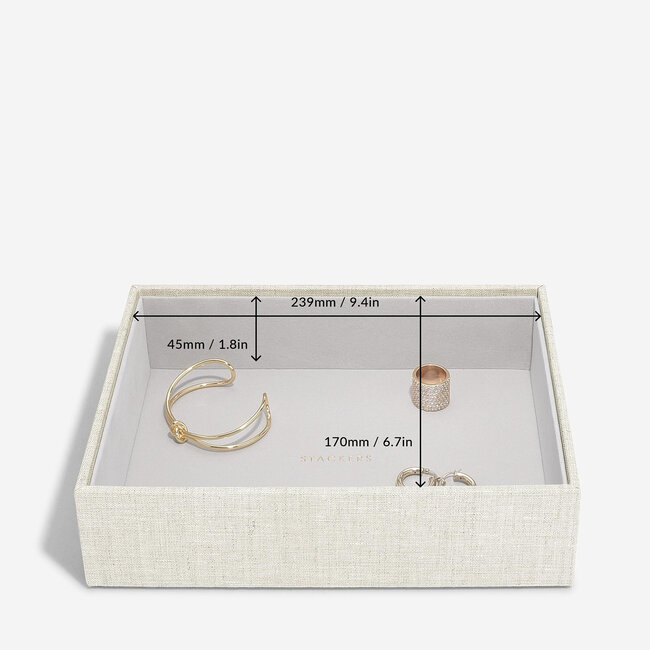 Stackers Linen & Oatmeal - Classic - Open Hoog