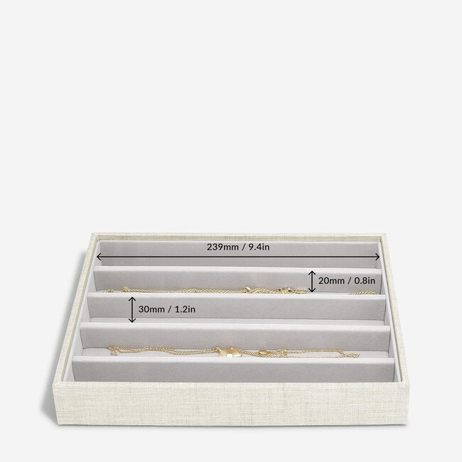 Stackers Linen & Oatmeal - Classic - 5 section