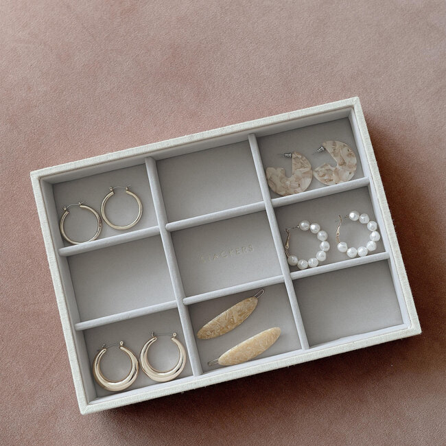 Stackers Linen & Oatmeal - Classic - 9 section