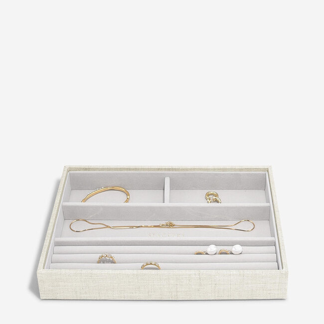 Stackers Linen & Oatmeal - Classic - 4 section