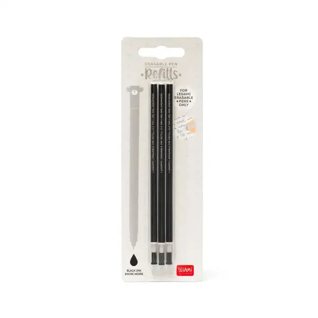 Legami Erasable Gel Pen - Refill Black