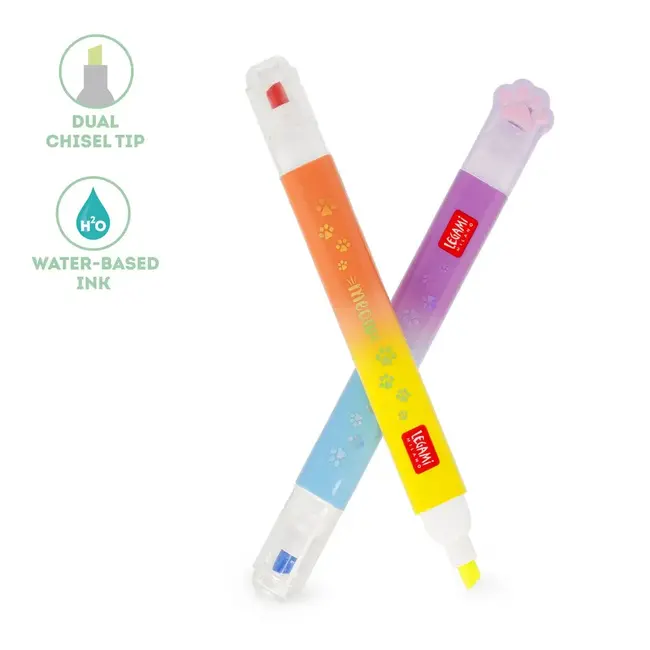 Legami Kitty - Dual-Tip Highlighter