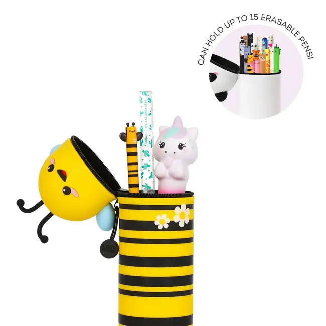 Legami Pennenzak 2-in-1 - Silicone - Bee