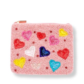 Geldbeugel - Colourful Hearts