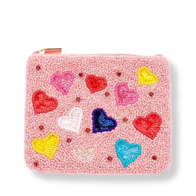 Geldbeugel - Colourful Hearts
